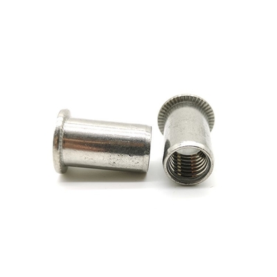 Twist Resistant SS304 A270 Flat Head Rivet Nuts M3 M4 M5 GB17880.1