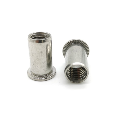 Twist Resistant SS304 A270 Flat Head Rivet Nuts M3 M4 M5 GB17880.1