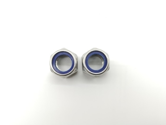 ISO7040 Self Locking Nut With Nylon Insert Stainless Steel 304 Prevailing Torque Nuts