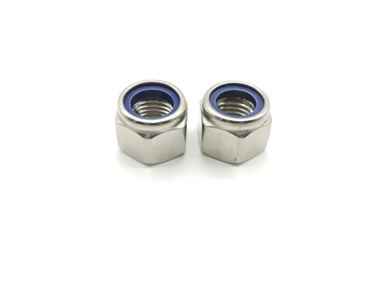 ISO7040 Self Locking Nut With Nylon Insert Stainless Steel 304 Prevailing Torque Nuts