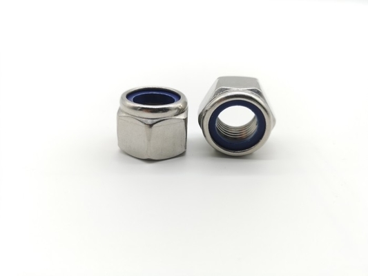 ISO7040 Self Locking Nut With Nylon Insert Stainless Steel 304 Prevailing Torque Nuts